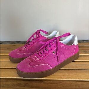 Michael Kors Pink and Brown Sneakers Retro-Inspired Casual